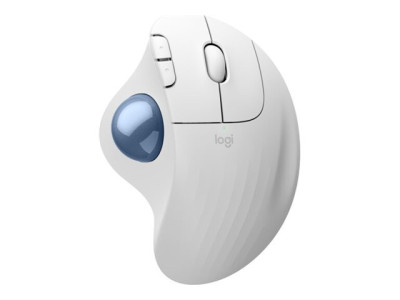 Logitech : ERGO M575S WRLS TRACKBALL OFFWHITE+BLUE BALL - EMEA28-935