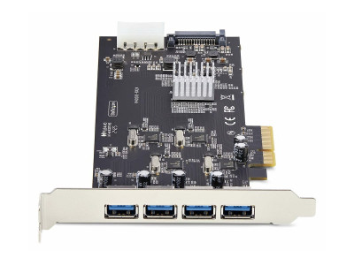 Startech : CARTE PCIE USB A 4 PORTS 5GBPS carte D extension 4X USB-A