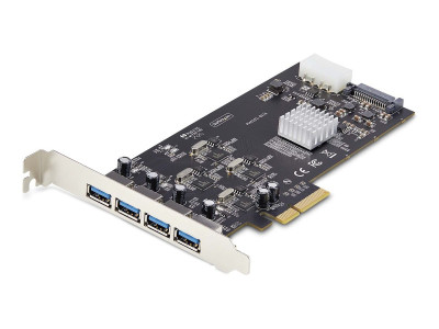 Startech : CARTE PCIE USB A 4 PORTS 5GBPS carte D extension 4X USB-A