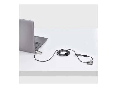 Startech : SLIM LAPTOP cable LOCK 6.6FT - K-SLOT COMPATIBLE COMBINATION