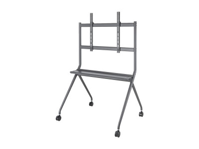 V7 : TV CART TROLLEY ROLLING STAND UP TO 120 KG 86IN IFP DISPLAY