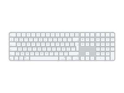 Apple : MAGIC KEYBOARD TOUCH ID+NUMERIC KEYPAD MAC MODELS fr WHITE KEYS