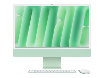 Apple : MD2Q4FN IMAC M4 24IN GREEN 10CCPU 10CGPU 24GB 512GB (m4)