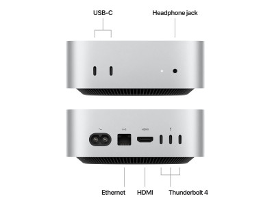 Apple : MAC MINI M4 10 CORE CPU 10 CORE GPU 512GB 24GB IOS (m4)