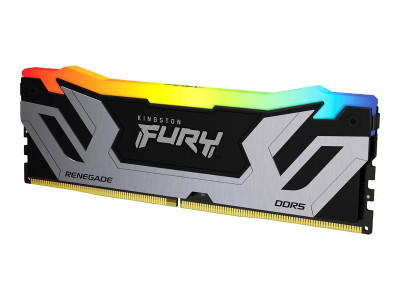 Kingston : 24GB DDR5-8400MT/S CL40 CUDIMM FURY RENEGADE RGB SILVER XMP