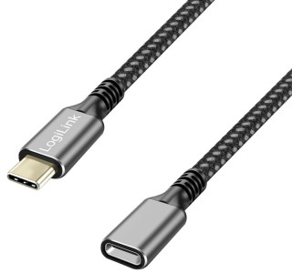 LogiLink USB 3.2 Gen2 Verlängerungskabel, Alu-Gehäuse, 1,0 m