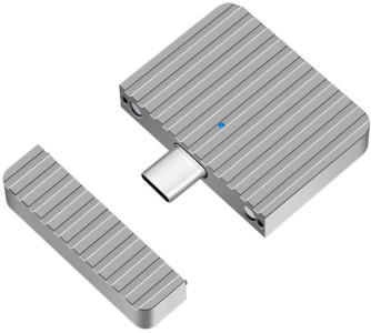 LogiLink Externes SSD-Gehäuse, USB-C - PCIe NVMe, silber