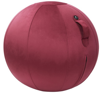 ALBA Ballon d'assise ergonomique MHBALL, velours, bleu nuit