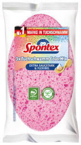 Spontex Éponge ColorMix, pack de 3