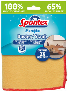 Spontex Chiffon microfibre à poussière, jaune