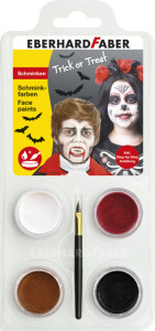 EBERHARD FABER Kit de maquillage Halloween Dracula/skull