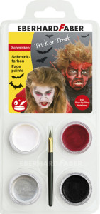 EBERHARD FABER Kit de maquillage Halloween Dracula/skull