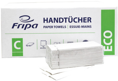 Restposten: Fripa Handtuchpapier ECO, 250 x 330 mm, C-Falz,