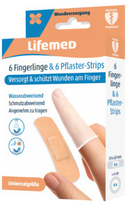 Lifemed Doigtiers & pansements, taille unique