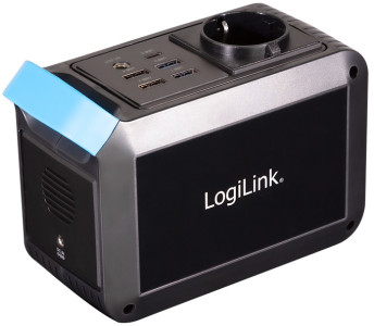 LogiLink Station de charge mobile, 80 watts, noir