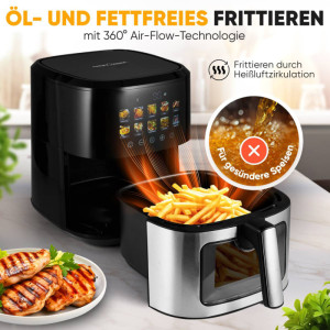 PROFI COOK Friteuse à air chaud PC-FR 1286 H, 6,5 litres