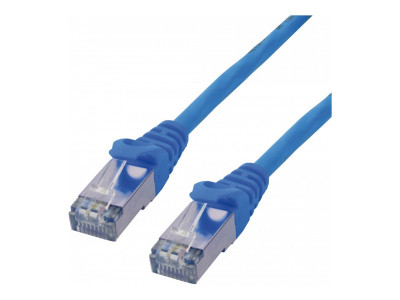 MCL Samar : CABLE RESEAU CAT 6 RJ45 F/UTP - 20M - BLEU