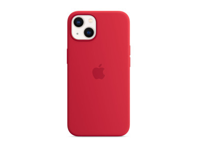 Apple : IPHONE 13 SILICONE CASE avec MAGSAFE - (PRODUCT)RED