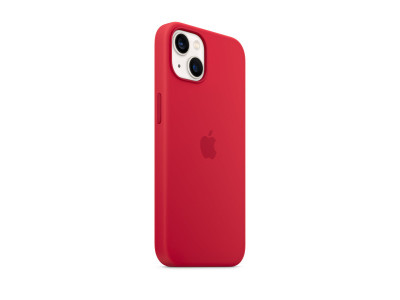 Apple : IPHONE 13 SILICONE CASE avec MAGSAFE - (PRODUCT)RED