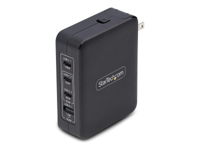 Startech : CHARGEUR MURAL USB-C 140W 3X USB-C/1X USB-A ADAPTATEUR GAN