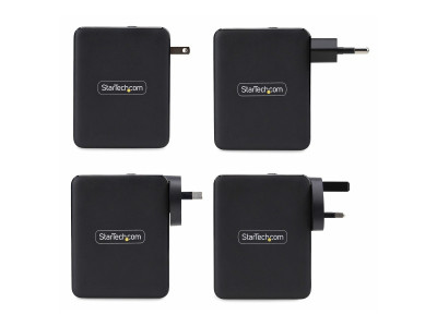 Startech : CHARGEUR MURAL USB-C 140W 3X USB-C/1X USB-A ADAPTATEUR GAN