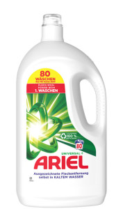 ARIEL Lessive liquide Universal+, 0,9 litre, 20 lavages