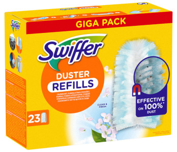 Swiffer Plumeau magnétique parfum febreze, pack de 18