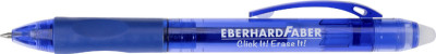 EBERHARD FABER Gelschreiber Click it! Erase it!, blau