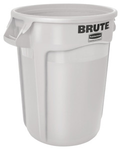 Rubbermaid Collecteur BRUTE 121,1 litres, en PP, blanc