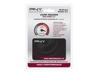 PNY : FLASH card READER HIGH PERF HIGH SPEED 3.0 gr