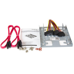 Startech : DUAL 2.5I SATA HDD/SSD TO3.5IN BAY MOUNTING BRACKET ADAPTER