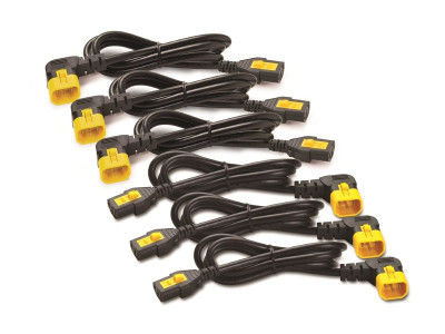 APC : POWER CORD kit (6 EA) LOCKING C13 TO C14 (90 DEGREE) 1.2M