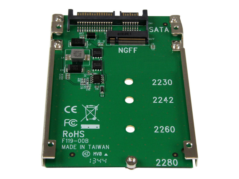 Startech : ADAPTATEUR SSD M.2 NGFF A 3 PORTS - carte M.2 NGFF PCIE