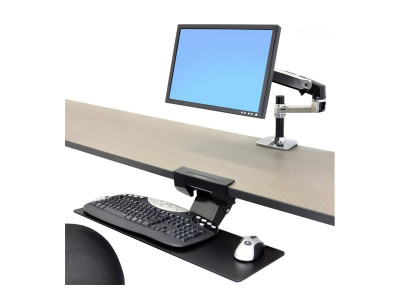 Ergotron : NEO-FLEX UNDERDESK KEYBOARD ARM .