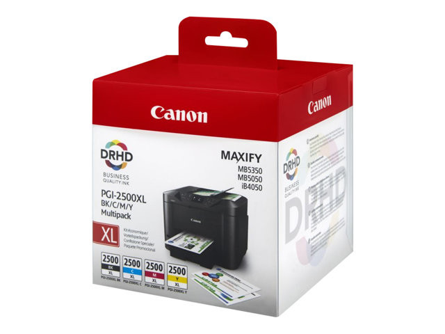 8 Cartouches compatibles avec Canon Maxify IB4050, IB4150, MB5050