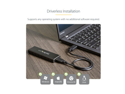 Startech : BOITIER USB 3.0 pour SSD SATA M.2 NGFF avec UASP
