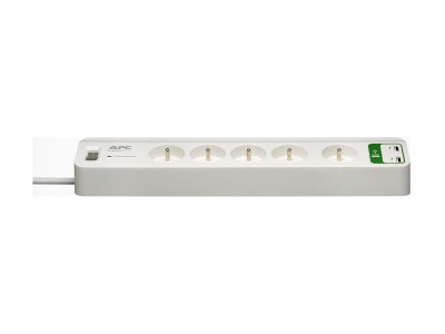 APC : ESSEN SURGEARREST 5 OUTLETS 5V 2.4A 2 USB CHARGER 230V