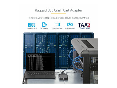 Startech : PORTABLE KVM CONSOLE VGA USB CRASH CART ADAPTER