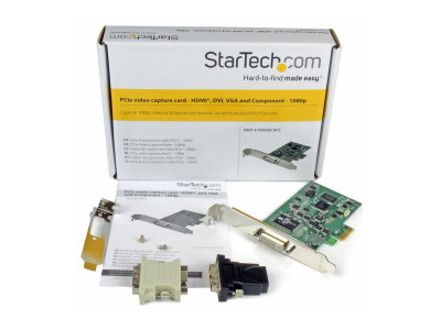 Startech : CARTE D ACQUISITION VIDEO HD PCIE - HDMI DVI VGA COMPOSANTE